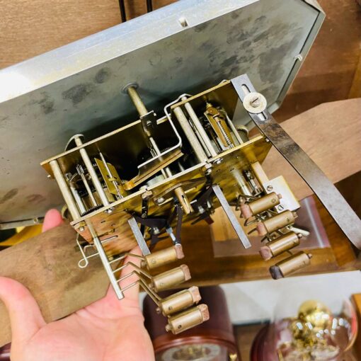 Đồng hồ cổ FFR 8/8 thùng nu nho số nổi vàng - Ảnh 10