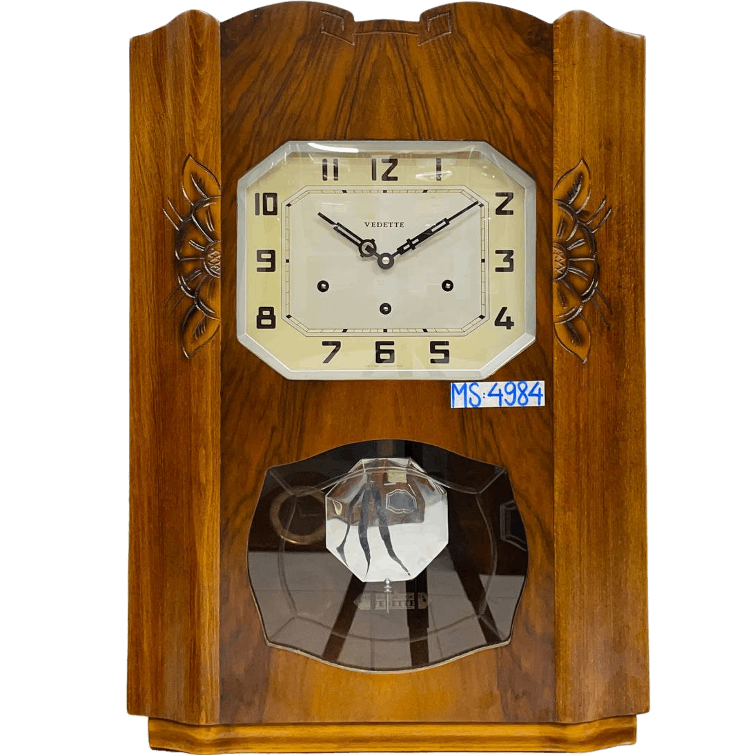 Đồng hồ cổ Vedette 8/8 thùng nu hoa cổ điển