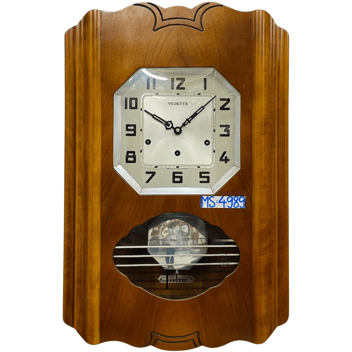 Đồng hồ cổ Vedette 8/8 thùng nu đẹp cổ điển