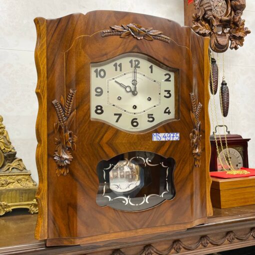 Đồng hồ cổ Odo 57/8 thùng nu lúa mạch chuông hay - Ảnh 3