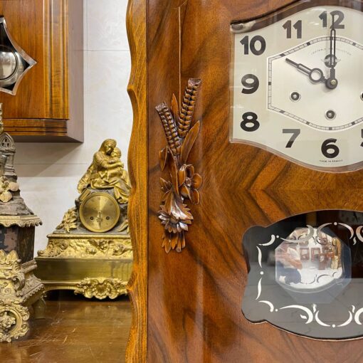 Đồng hồ cổ Odo 57/8 thùng nu lúa mạch chuông hay - Ảnh 5