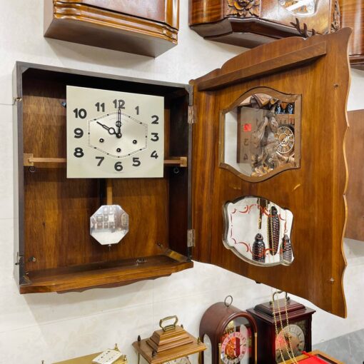 Đồng hồ cổ Odo 57/8 thùng nu lúa mạch chuông hay - Ảnh 6