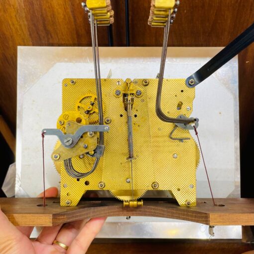 Đồng hồ cổ Odo 57/8 thùng nu lúa mạch chuông hay - Ảnh 9