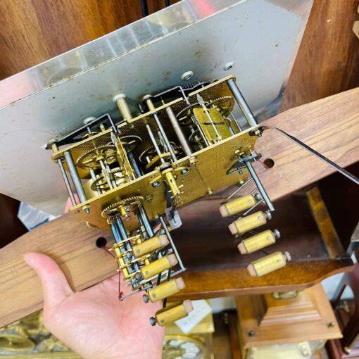 Đồng hồ cổ Odo 57/8 thùng nu lúa mạch chuông hay - Ảnh 11