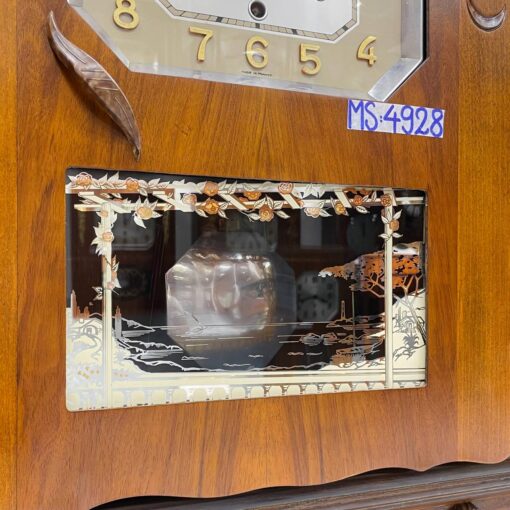 Đồng hồ cổ FFR 8/8 thùng nu đào số nổi vàng - Ảnh 6