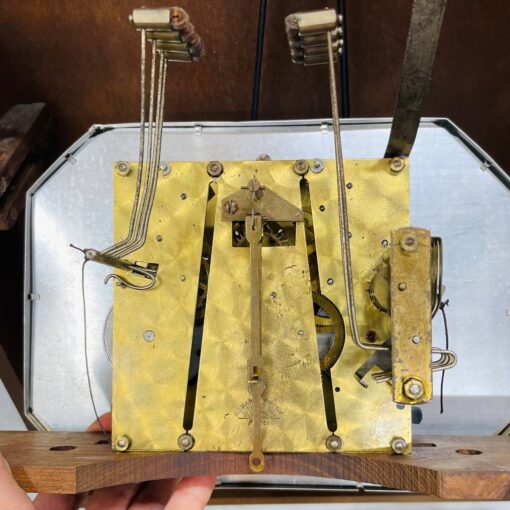 Đồng hồ cổ FFR 8/8 thùng nu đào số nổi vàng - Ảnh 10