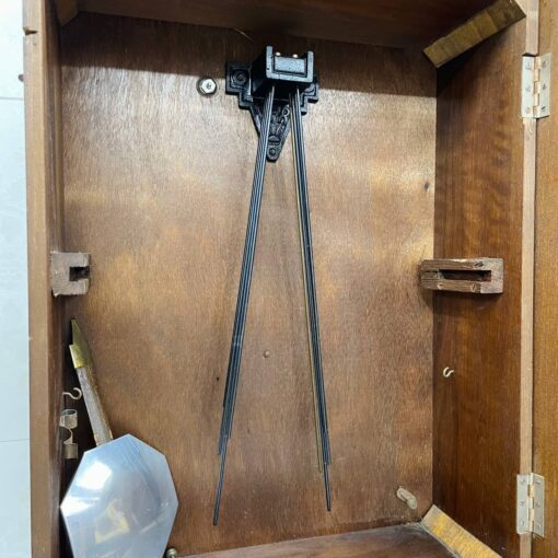 Đồng hồ cổ FFR 8/8 thùng nu đào số nổi vàng - Ảnh 12