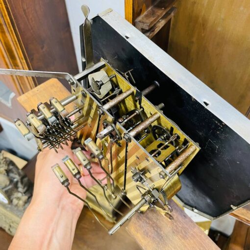 Đồng hồ cổ Jura 8/8 thùng sồi đào chuông ngân - Ảnh 12
