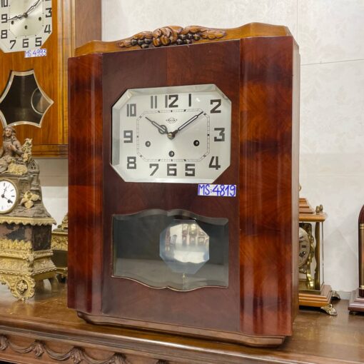 Đồng hồ cổ Girod 8/8 chạm bông nho chơi chuông 2 bản nhạc - Ảnh 3