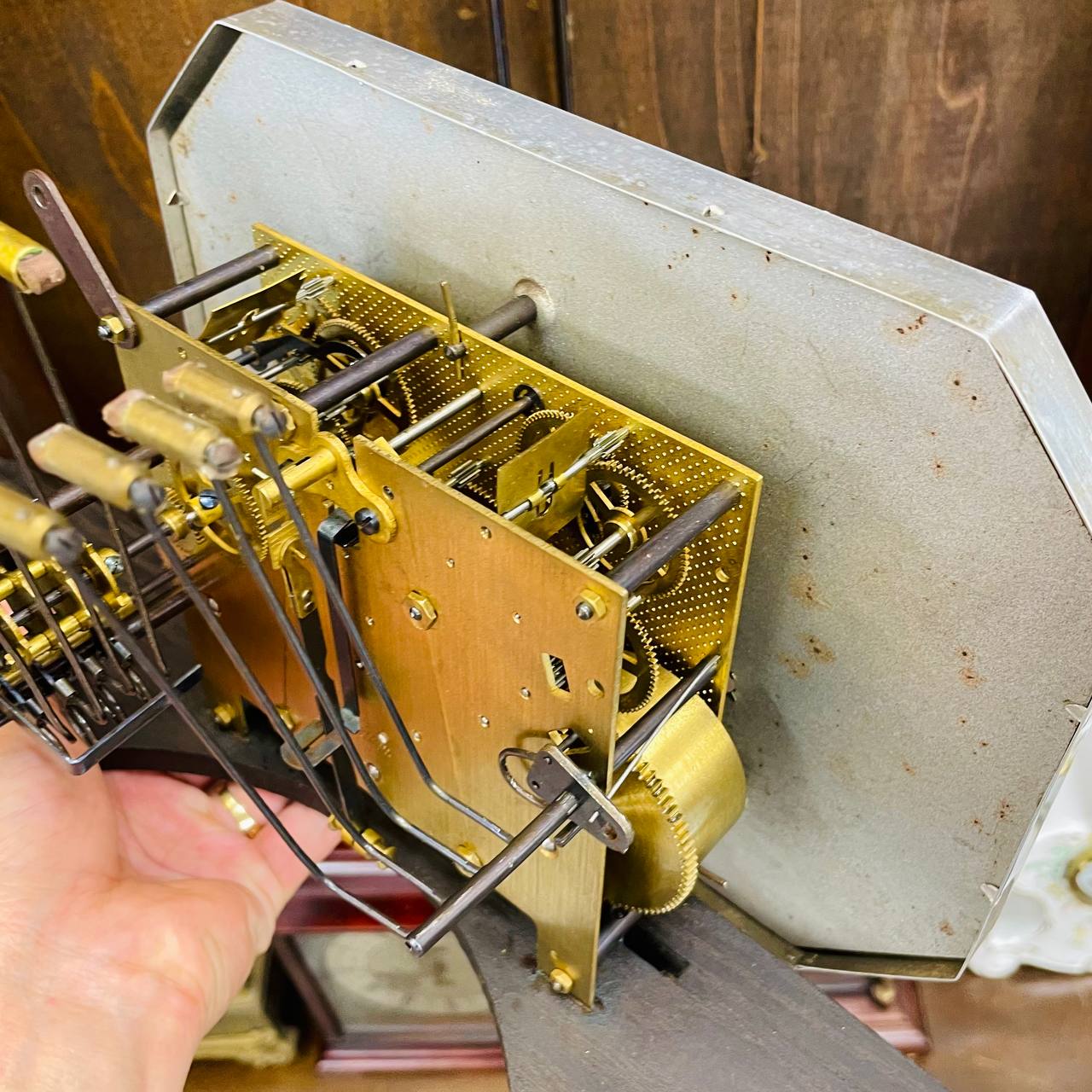 Đồng hồ cổ Odo 54/8 thùng lúa mạch khủng số Crom