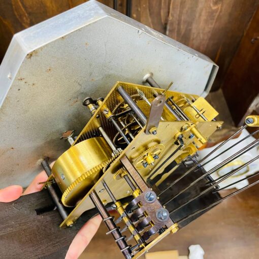Đồng hồ cổ Odo 54/8 thùng lúa mạch khủng số Crom - Ảnh 12