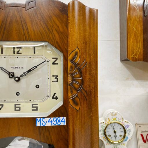 Đồng hồ cổ Vedette 8/8 thùng nu hoa cổ điển - Ảnh 4