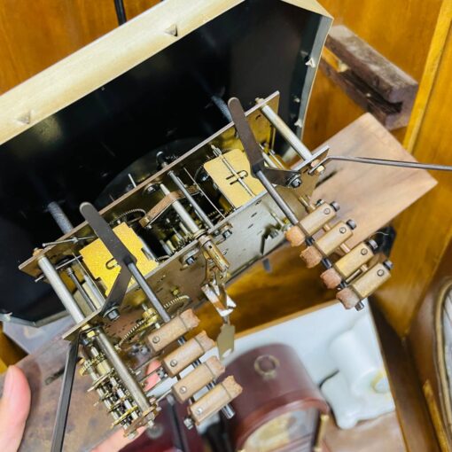 Đồng hồ cổ Vedette 8/8 thùng nu đẹp cổ điển - Ảnh 9