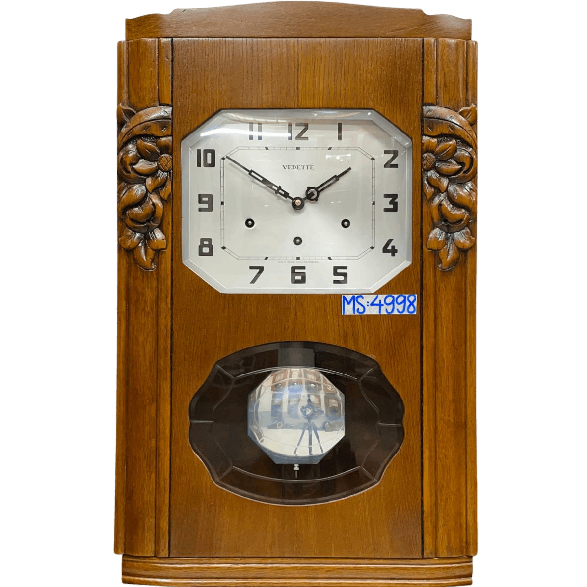 Đồng hồ cổ Vedette 8/8 thùng dài sang trọng