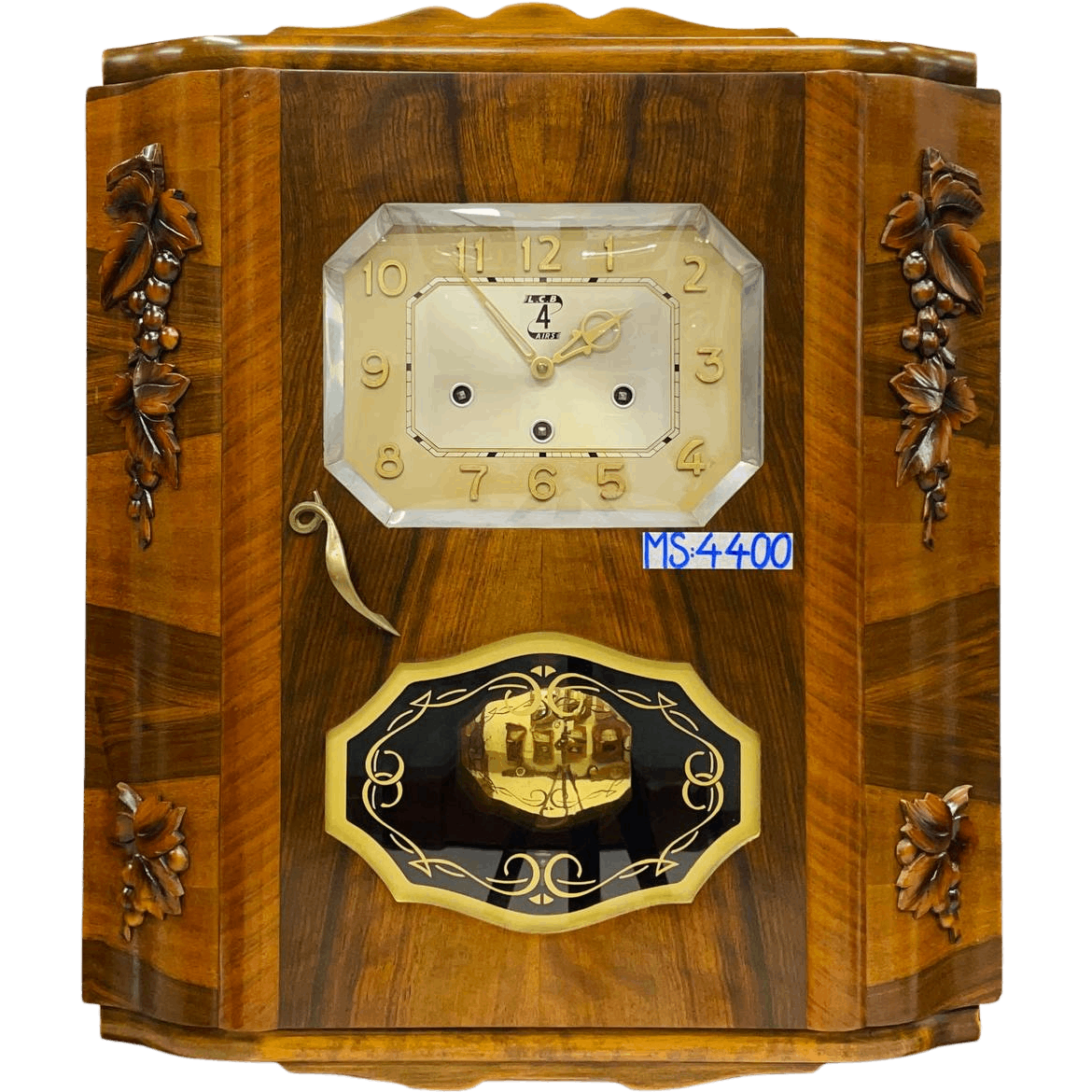 Đồng hồ cổ FFR 10/10 thùng 4 bông chơi chuông 4 bản nhạc