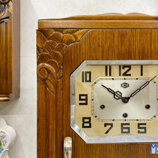 Đồng hồ cổ Odo 54/8 thùng sồi đẹp chuông hay - Ảnh 4