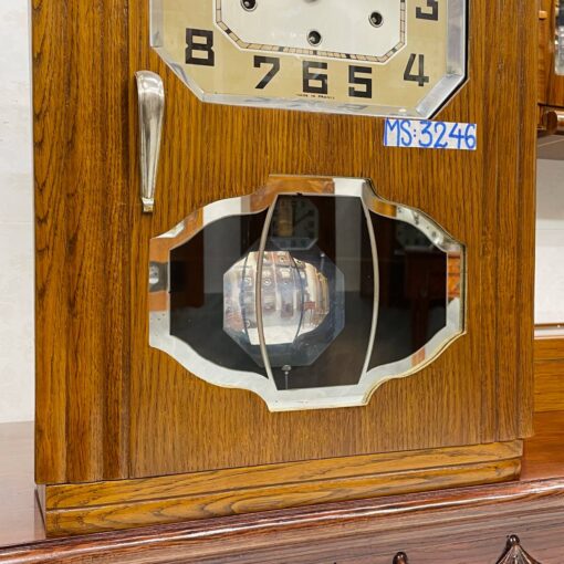 Đồng hồ cổ Odo 54/8 thùng sồi đẹp chuông hay - Ảnh 5