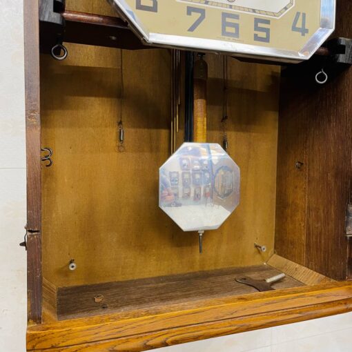 Đồng hồ cổ Odo 54/8 thùng sồi đẹp chuông hay - Ảnh 7