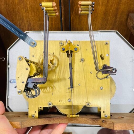 Đồng hồ cổ Odo 54/8 máy đẹp chuông hay - Ảnh 8