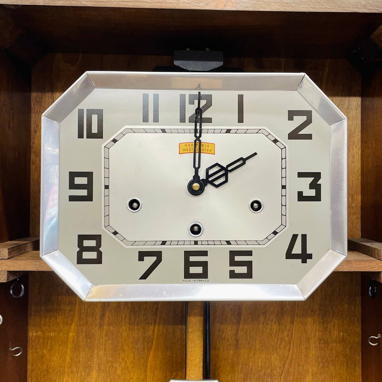 Đồng hồ cổ Odo 54/8 máy đẹp chuông hay - Ảnh 6