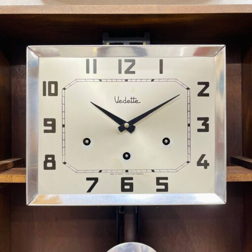 Đồng hồ cổ Vedette 8/8 thùng nu nho chuông hay - Ảnh 7