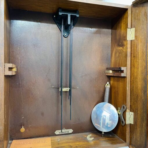 Đồng hồ cổ Vedette 8/8 thùng nu nho chuông hay - Ảnh 13