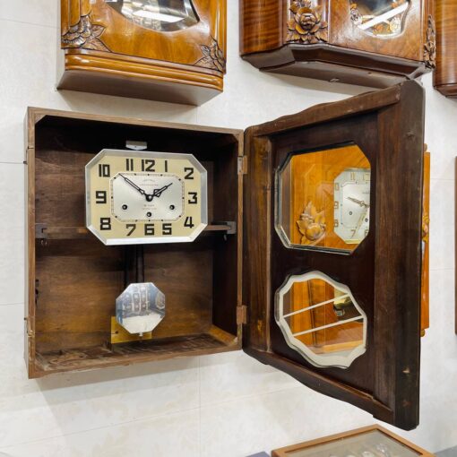 Đồng hồ cổ Jura 8/8 thùng nu hoa chuông hay - Ảnh 6