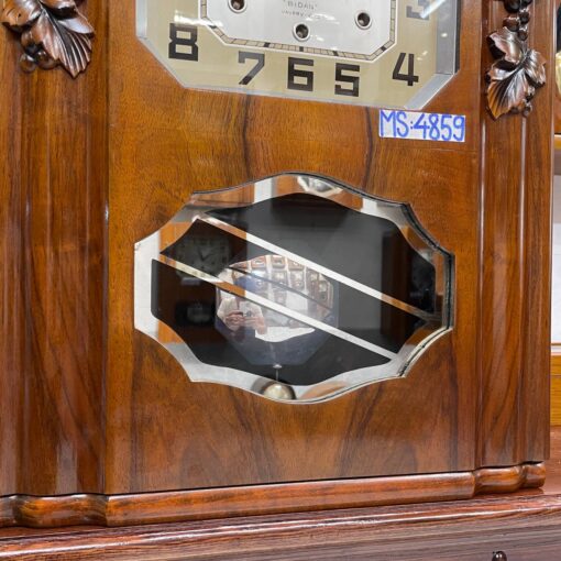 Đồng hồ cổ Jura 8/8 thùng nu chạm trổ bông nho - Ảnh 5