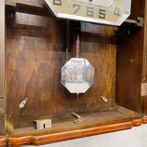 Đồng hồ cổ Jura 8/8 thùng nu chạm trổ bông nho - Ảnh 8