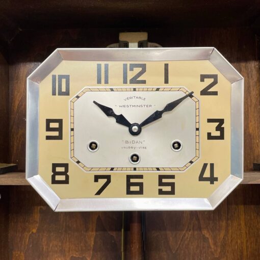 Đồng hồ cổ Jura 8/8 thùng nu chạm trổ bông nho - Ảnh 7