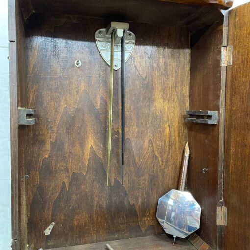 Đồng hồ cổ Jura 8/8 thùng nu chạm trổ bông nho - Ảnh 12