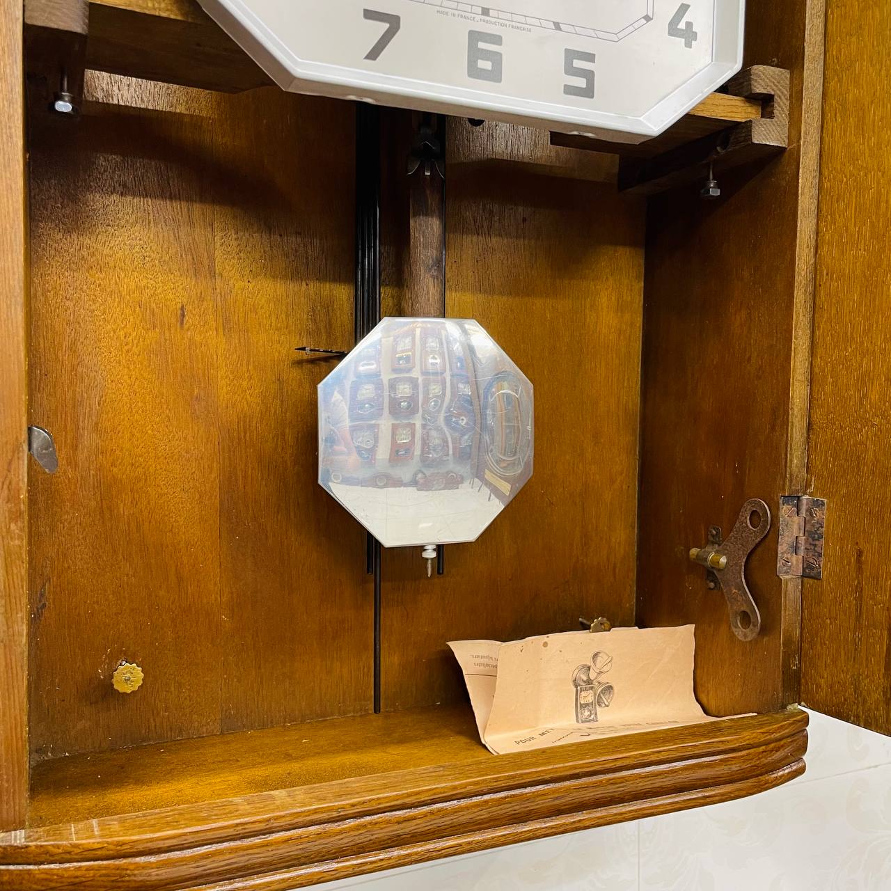 Đồng hồ cổ Vedette 8/8 thùng dài sang trọng - Ảnh 8