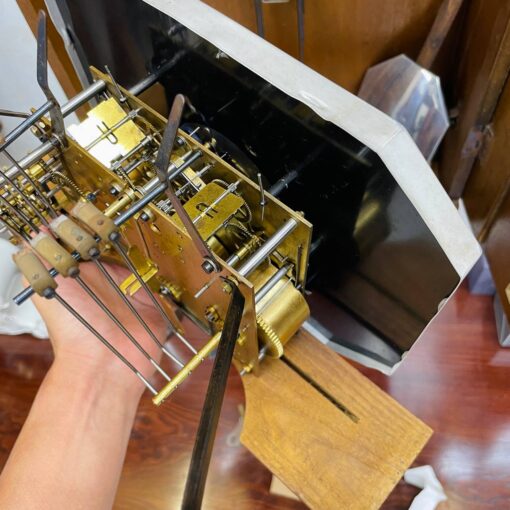 Đồng hồ cổ Vedette 8/8 thùng dài sang trọng - Ảnh 12