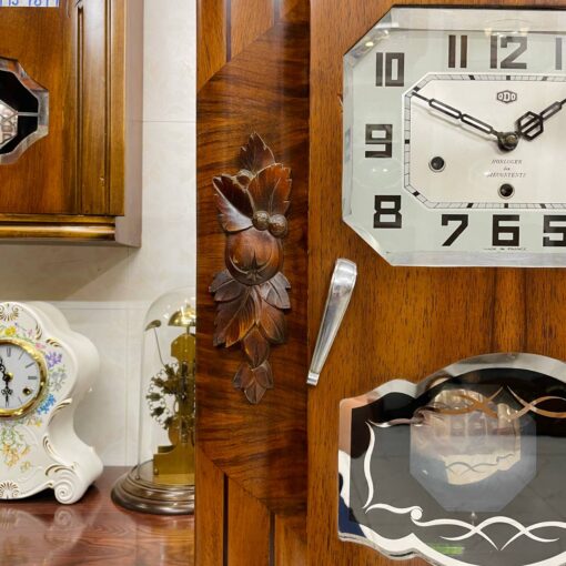 Đồng hồ cổ Odo 54/8 thùng vân nu chùm đào - Ảnh 4