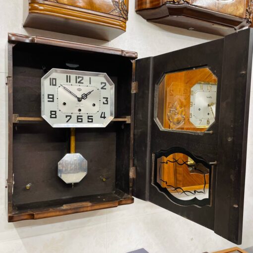 Đồng hồ cổ Odo 54/8 thùng vân nu chùm đào - Ảnh 8