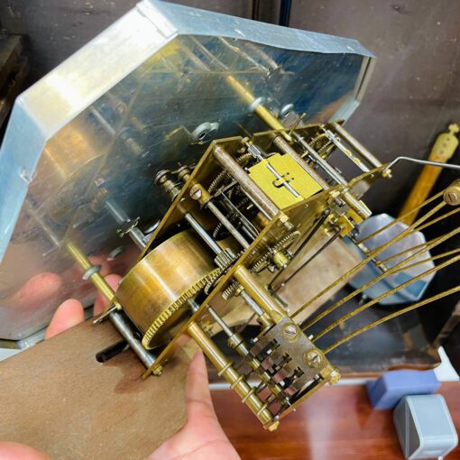 Đồng hồ cổ Odo 54/8 thùng vân nu chùm đào - Ảnh 10