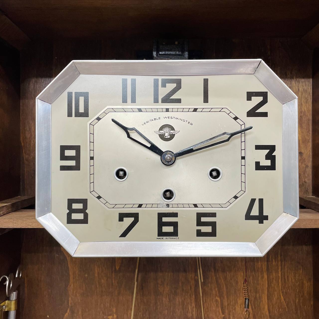 Đồng hồ cổ FFR 8/8 thùng nu nho chuông ngân vang - Ảnh 7