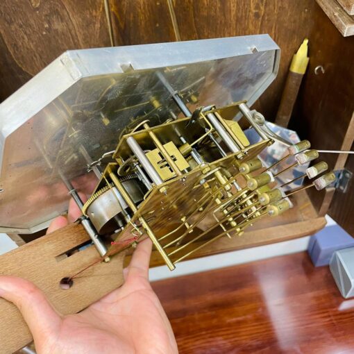 Đồng hồ cổ FFR 8/8 thùng nu nho chuông ngân vang - Ảnh 10