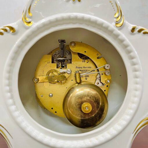 Đồng hồ để bàn Boulle men sứ sang trọng dòng chuông chén cao cấp - Ảnh 9