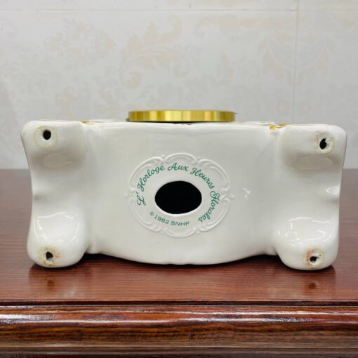 Đồng hồ để bàn Boulle men sứ sang trọng dòng chuông chén cao cấp - Ảnh 7