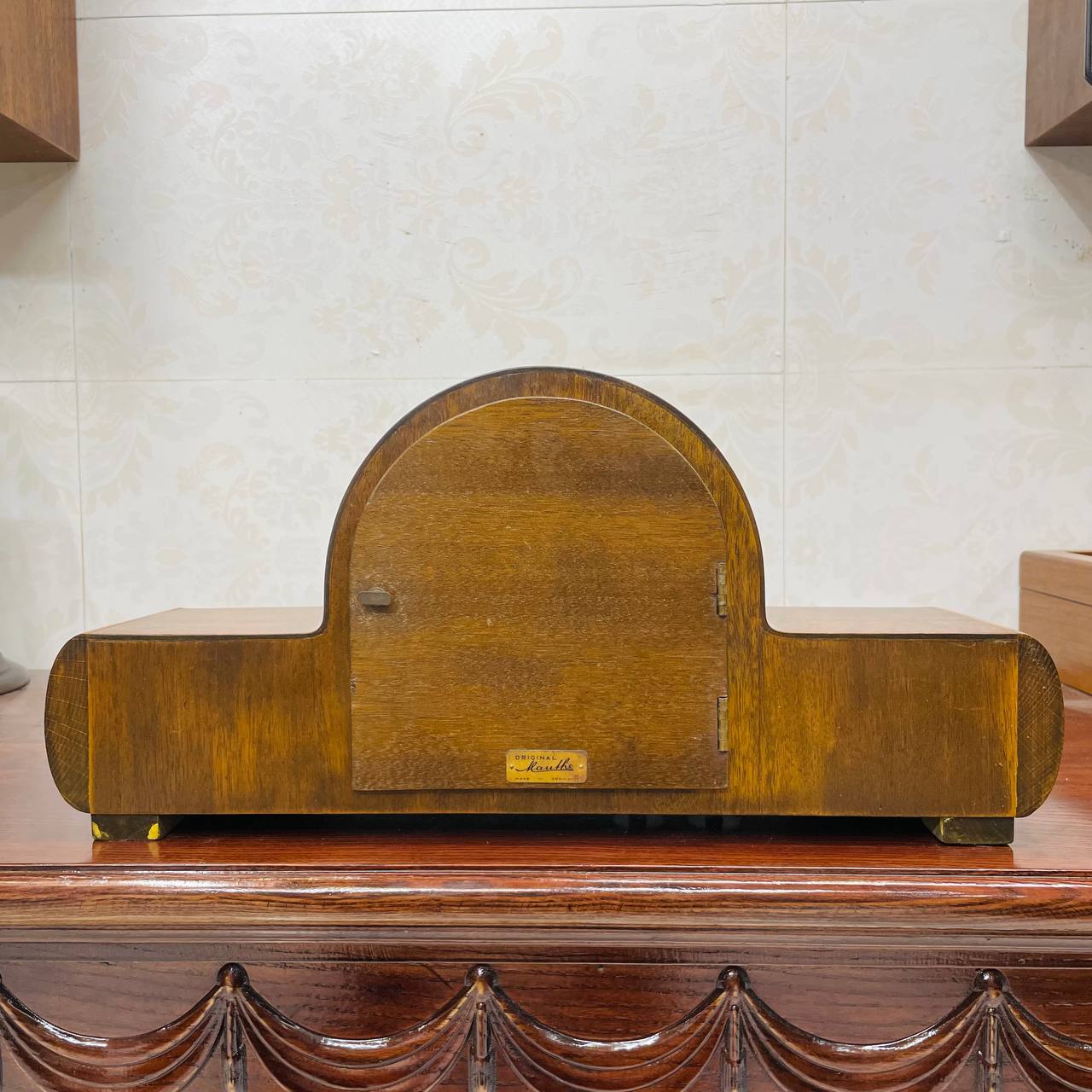 Đồng hồ vai bò Mauthe 5/5 gỗ vân đẹp chuông vang ấm - Ảnh 11