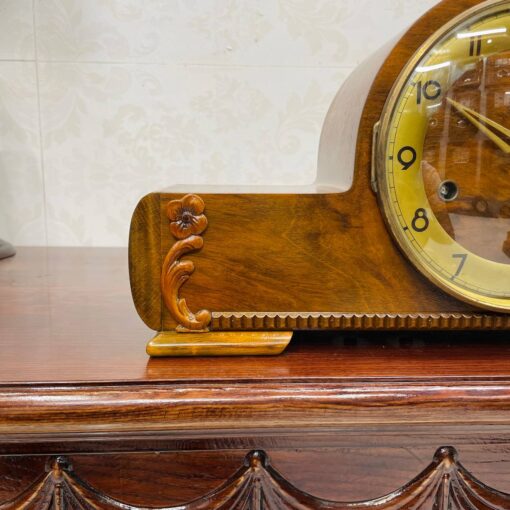 Đồng hồ vai bò Mauthe 5/5 gỗ vân đẹp chuông vang ấm - Ảnh 6