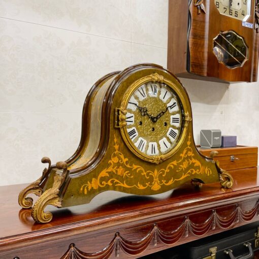 Đồng hồ vai bò Jauch 5/5 xanh lục bảo khảm gỗ tinh xảo - Ảnh 3