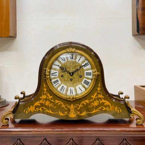 Đồng hồ vai bò Jauch 5/5 xanh lục bảo khảm gỗ tinh xảo - Ảnh 2