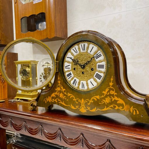 Đồng hồ vai bò Jauch 5/5 xanh lục bảo khảm gỗ tinh xảo - Ảnh 4