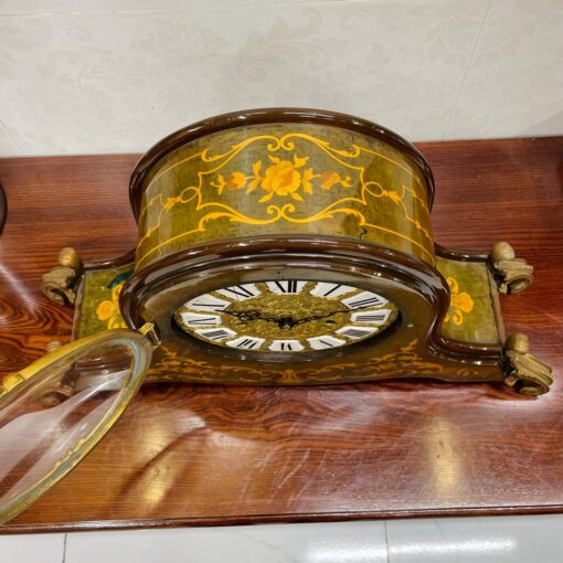 Đồng hồ vai bò Jauch 5/5 xanh lục bảo khảm gỗ tinh xảo - Ảnh 9