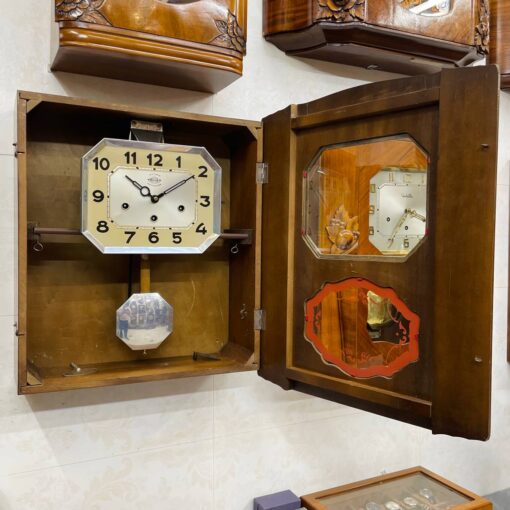 Đồng hồ cổ Girod 8/8 thùng độc đáo chơi chuông 2 bản nhạc - Ảnh 6