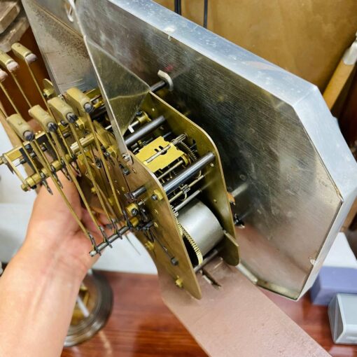 Đồng hồ cổ Girod 8/8 thùng độc đáo chơi chuông 2 bản nhạc - Ảnh 10