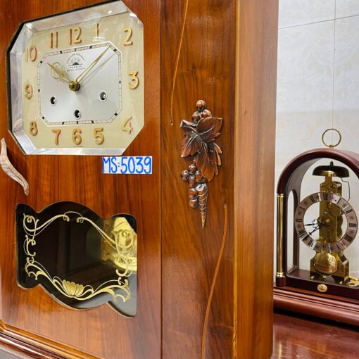 Đồng hồ cổ FFR 8/8 thùng nu nho số nổi vàng - Ảnh 4