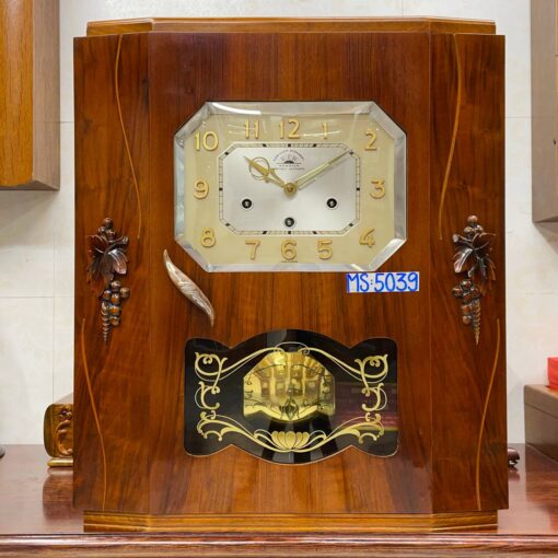 Đồng hồ cổ FFR 8/8 thùng nu nho số nổi vàng - Ảnh 2